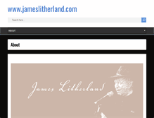Tablet Screenshot of jameslitherland.com
